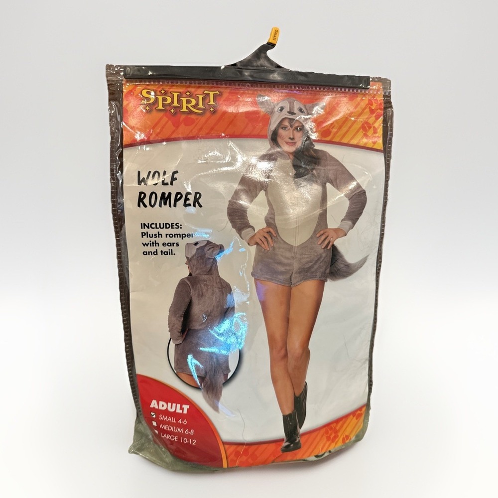 spirit Halloween wolf romper Size Small
